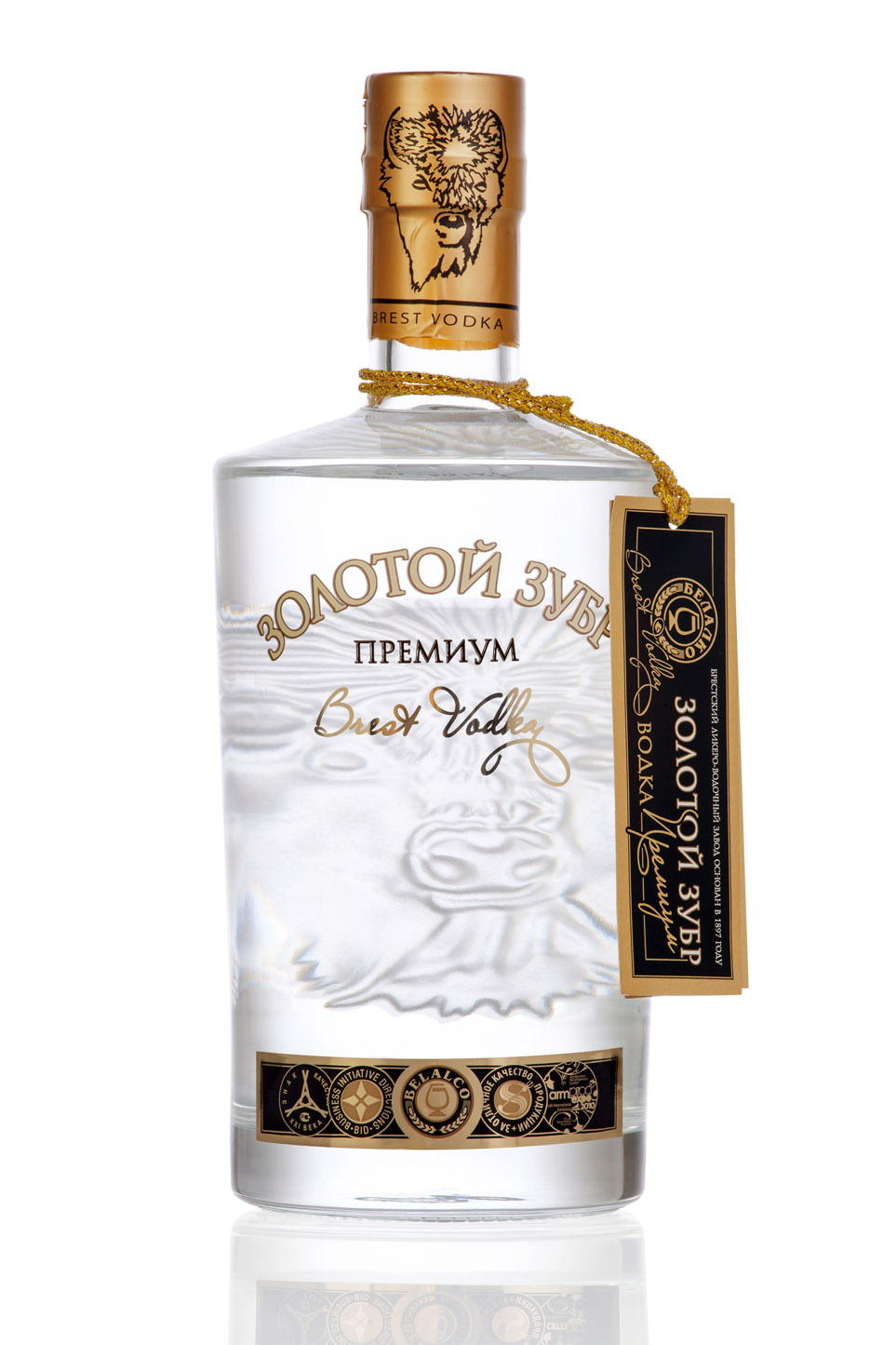 VODKA "GOLDEN BIZON PREMIUM"