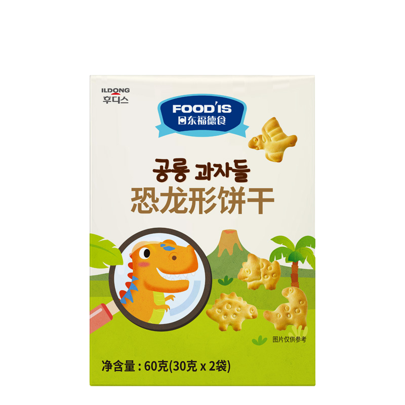 ILDONGFOOD'IS DINOSAUR FRIENDS BISCUIT