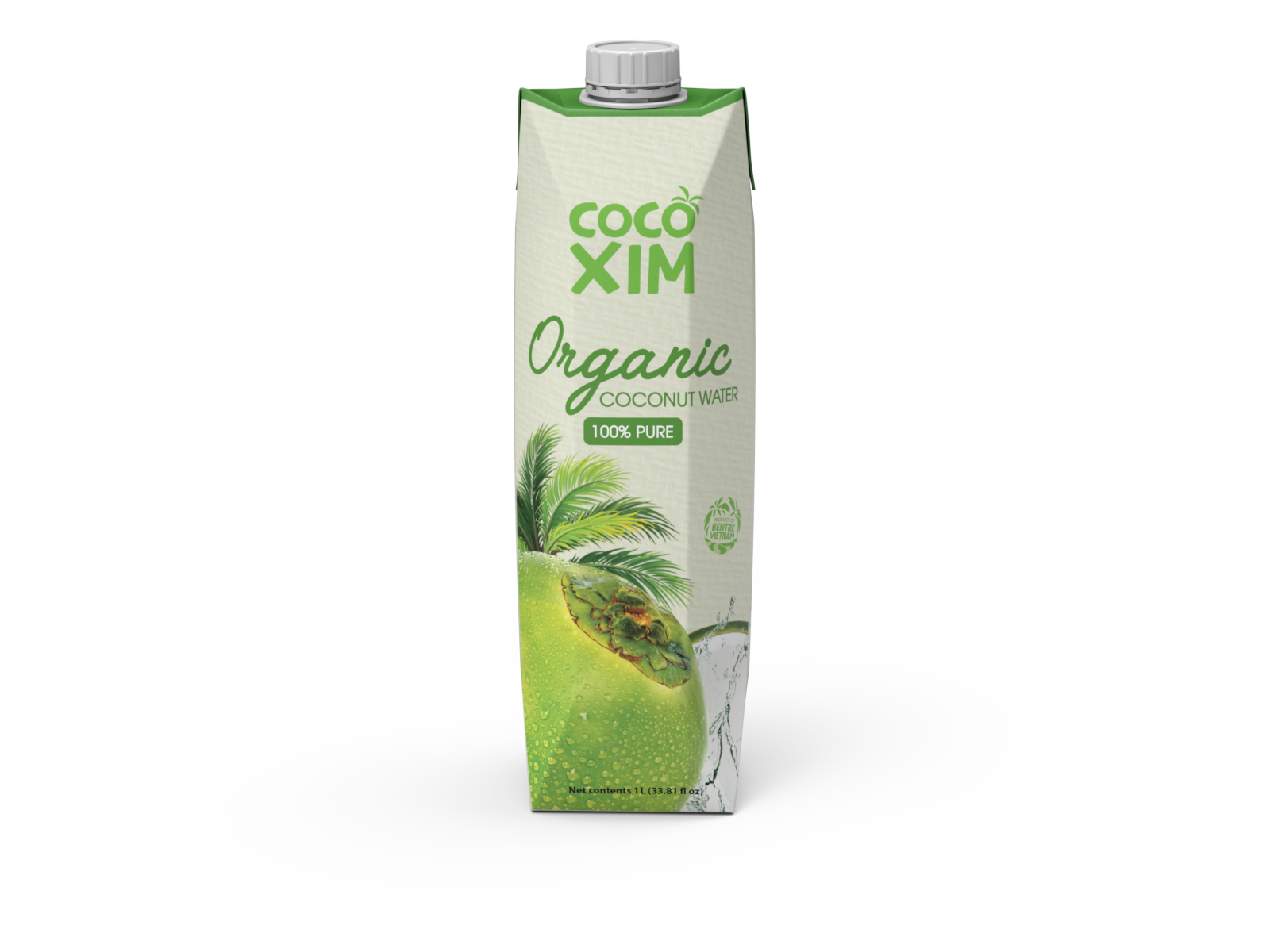 Organic coconut water 100% - 1L